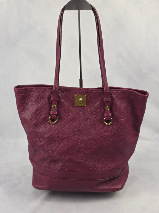 Louis Vuitton Monogram Empreinte Citadine PM Tote Bag with Matching Removable Pochette