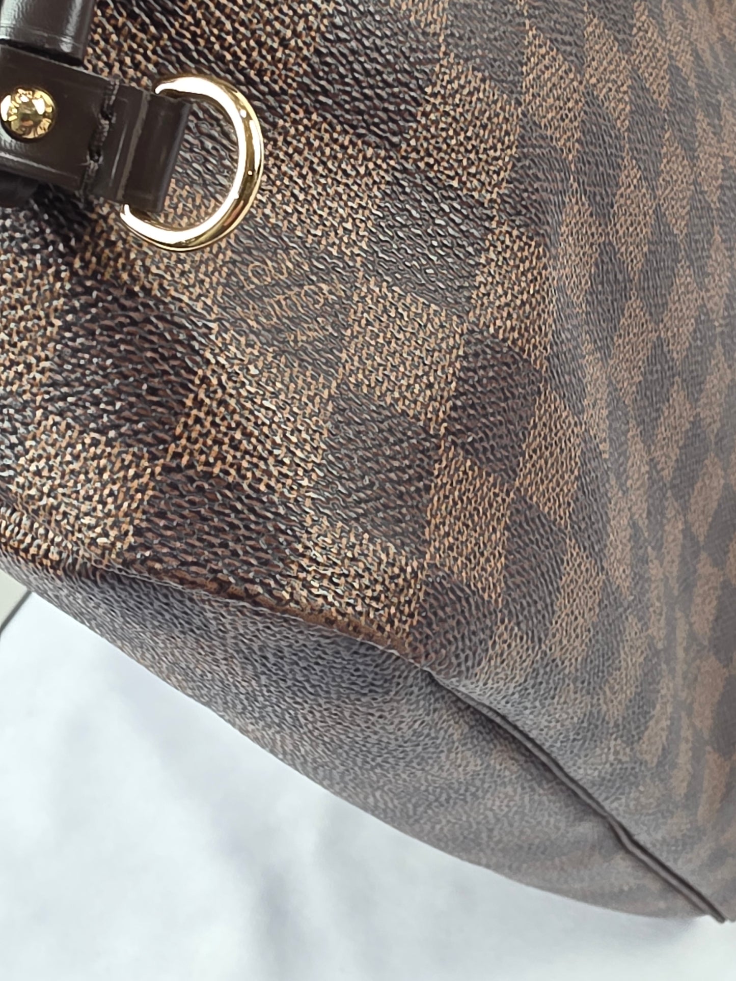 Louis Vuitton Neverfull MM Damier Ébène Tote Bag with Pochette