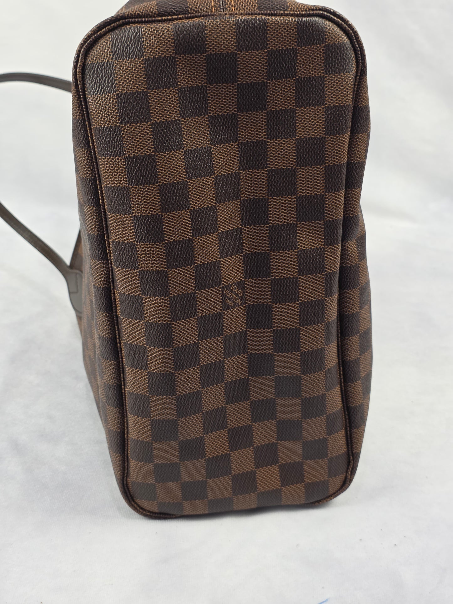 Louis Vuitton Neverfull MM Damier Ébène Tote Bag with Pochette