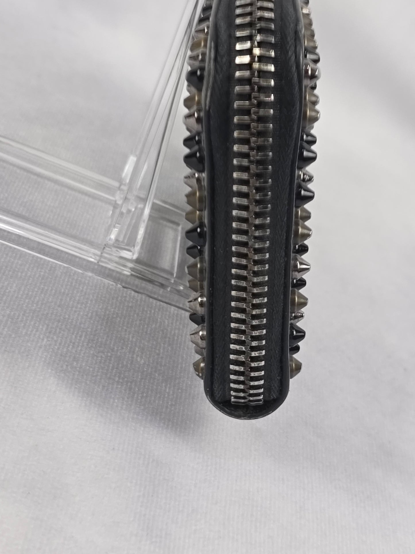 Christian Louboutin Panettone Spiked Leather Zip-Around Wallet