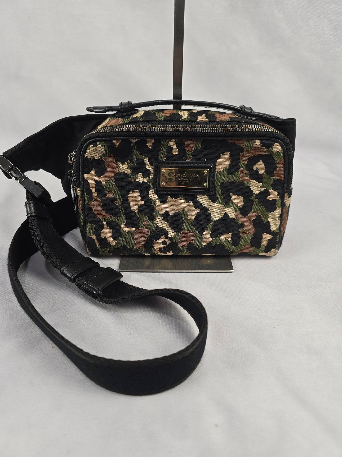Dolce and Gabbana Multicolor Leopard DG Waist/Belt Bag