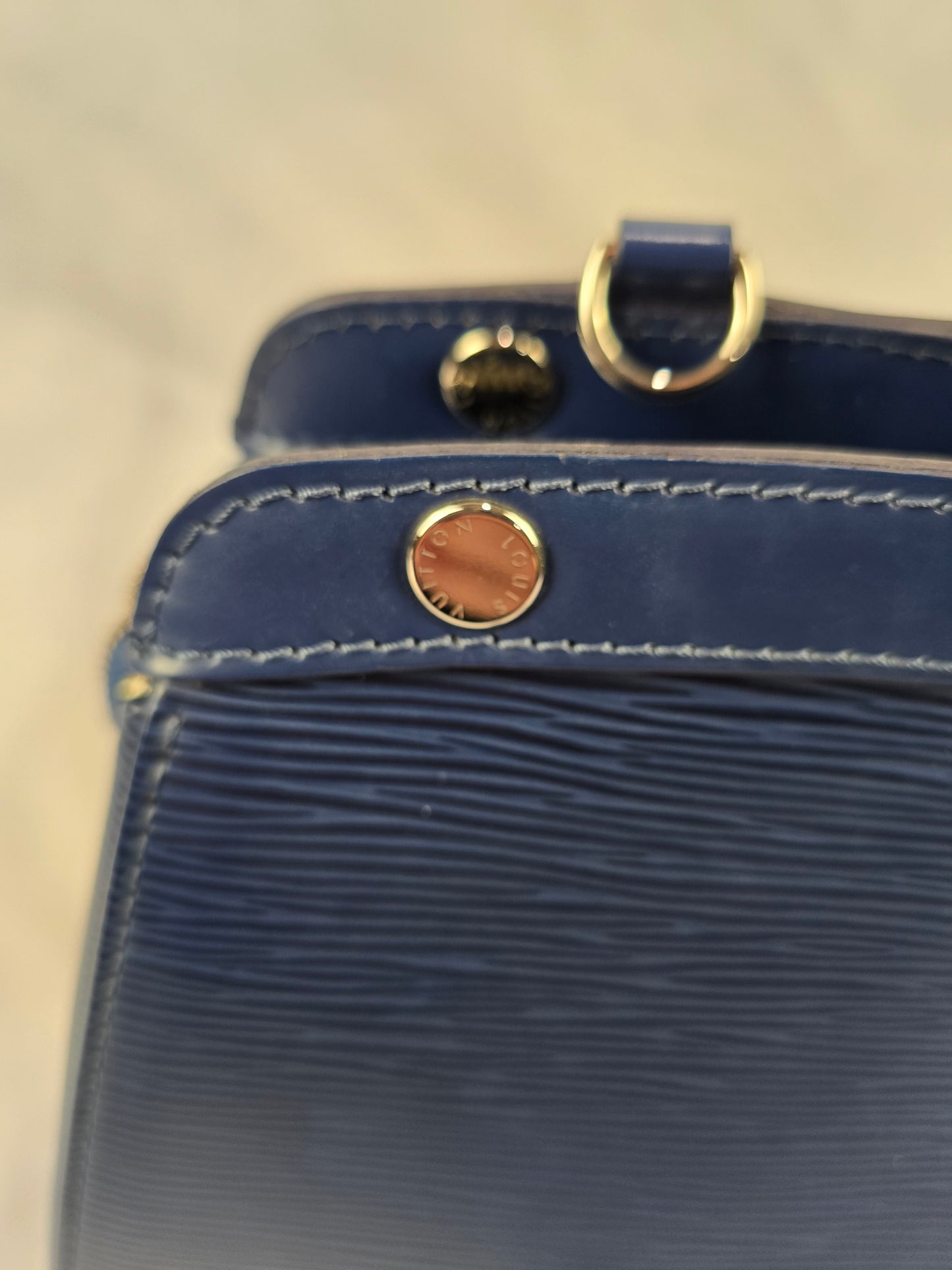 Louis Vuitton Epi Brea in Dark Blue