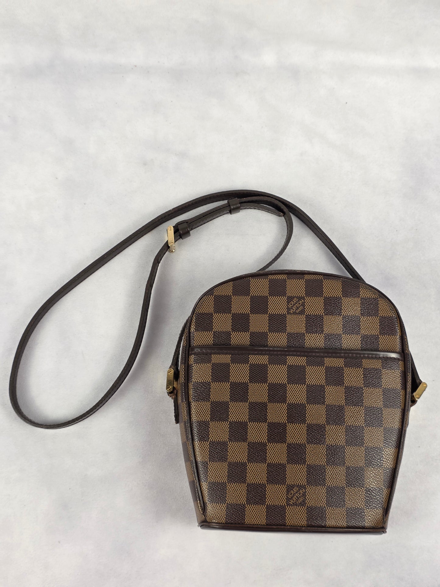 Louis Vuitton Damier Ebene Ipanema PM Crossbody Bag