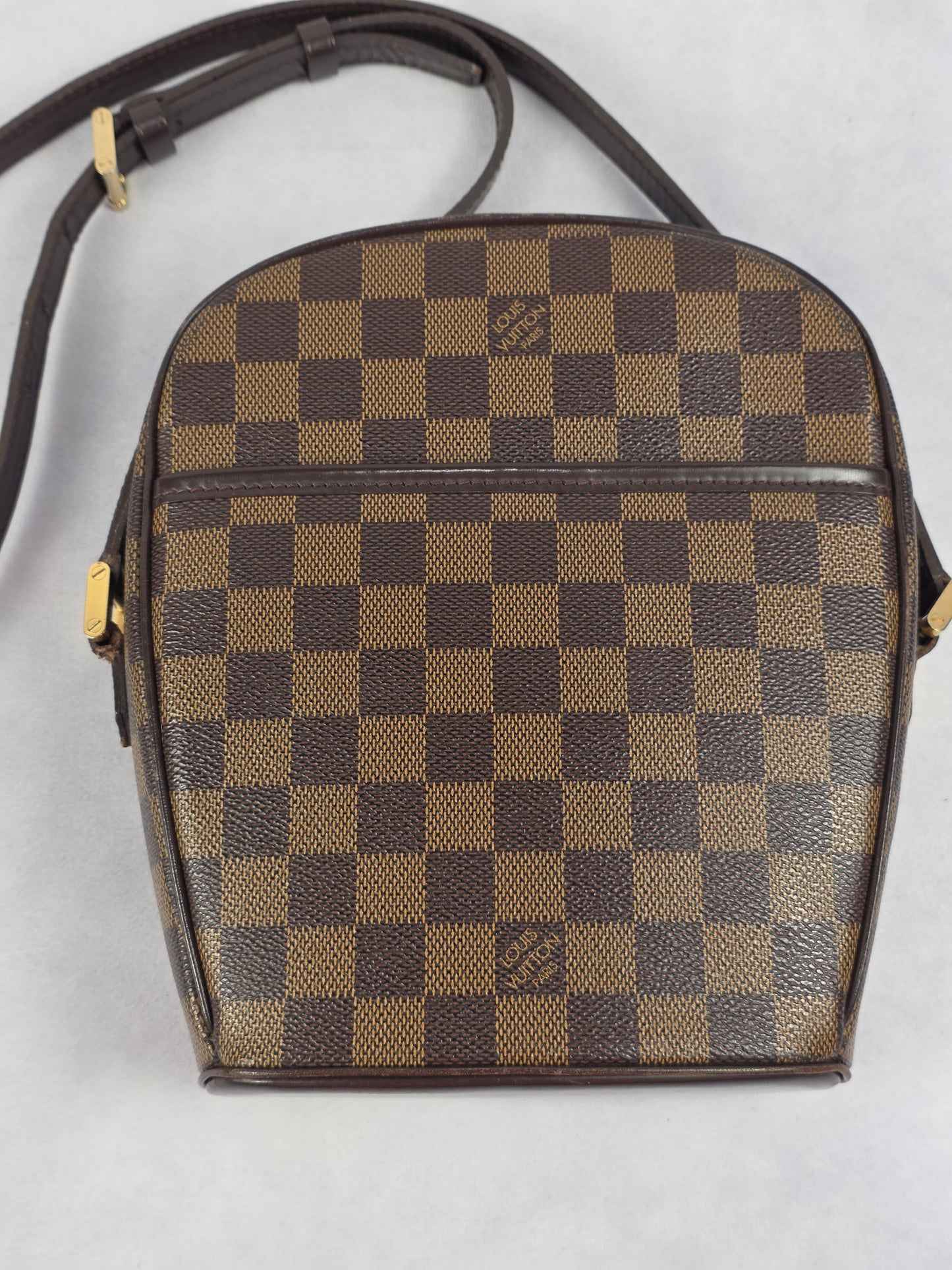 Louis Vuitton Damier Ebene Ipanema PM Crossbody Bag