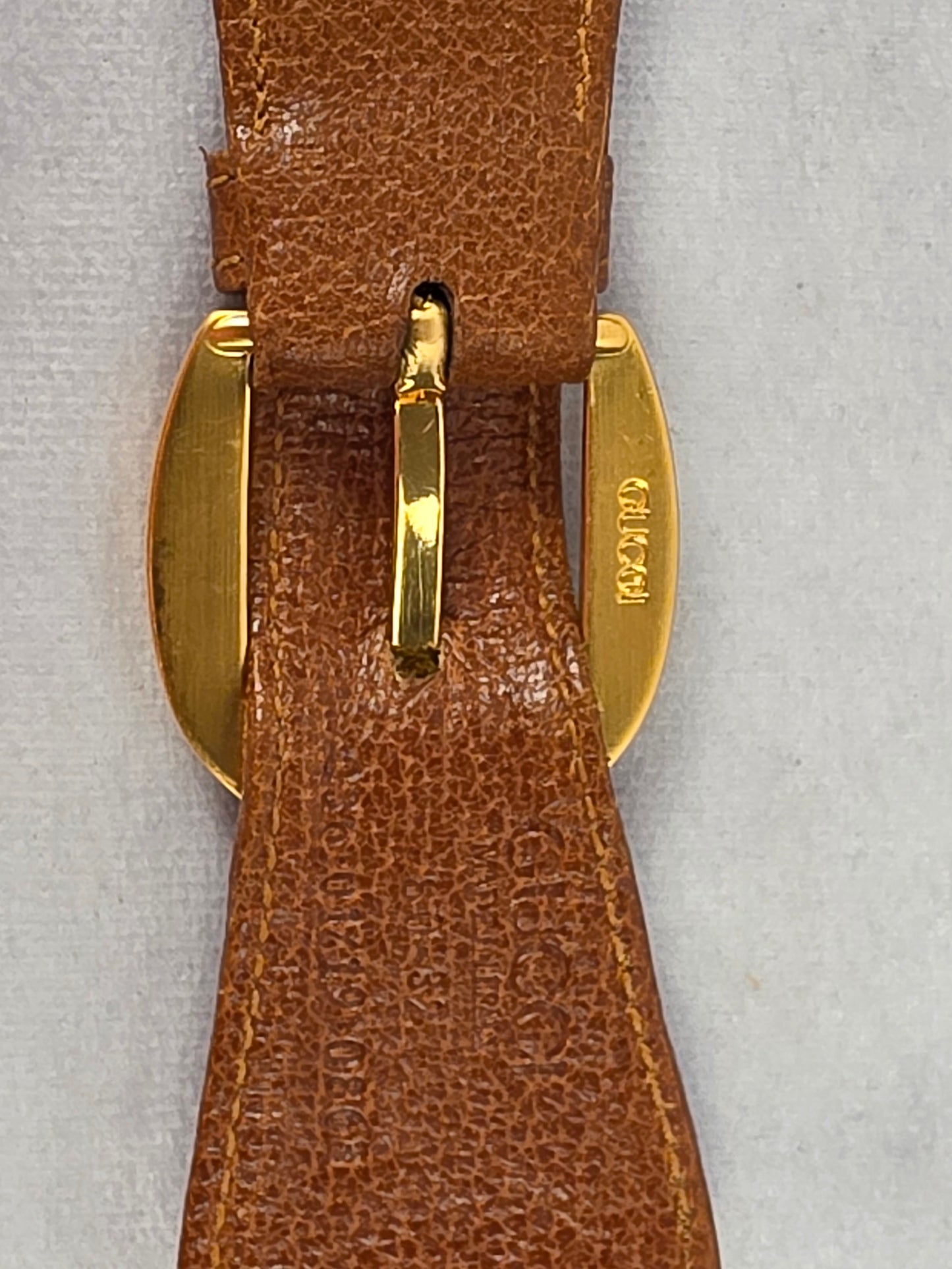 Vintage Gucci Signature Web Stripe Canvas & Leather Belt, 80cm/32"