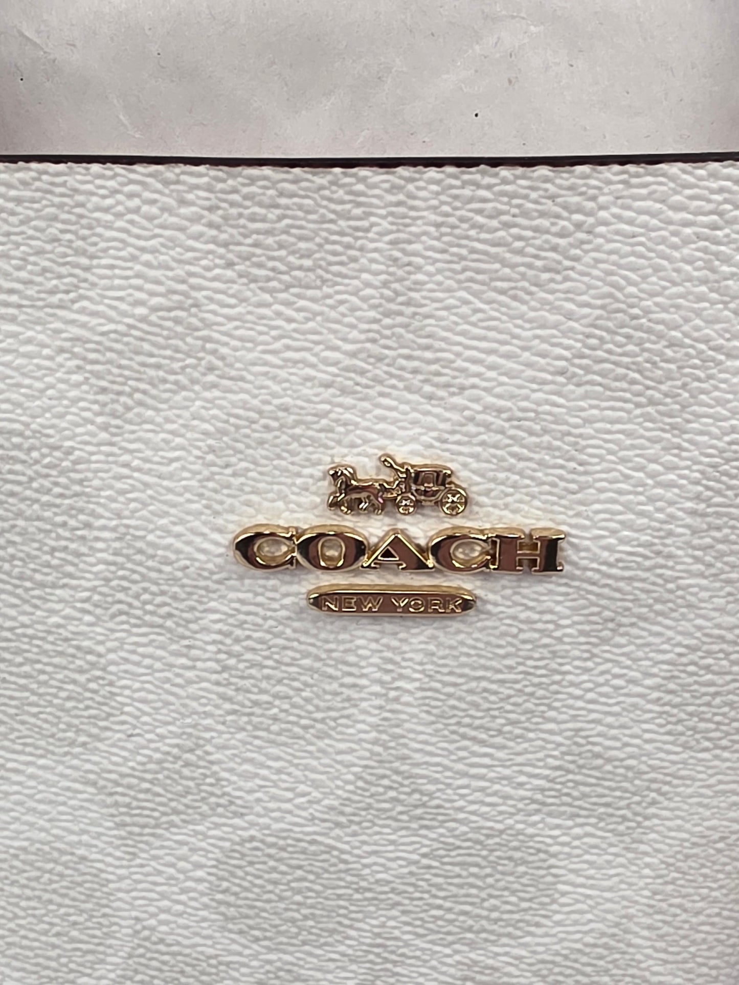 Coach Mollie Tote 25 with shoulder/crossbody strap in Signature Canvas