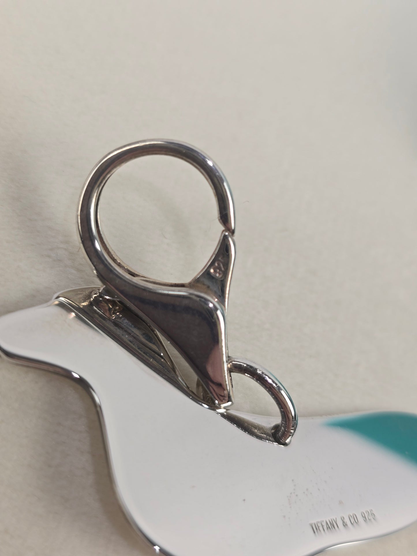 Tiffany & Co 925 Silver Dachshund with box and dusty
