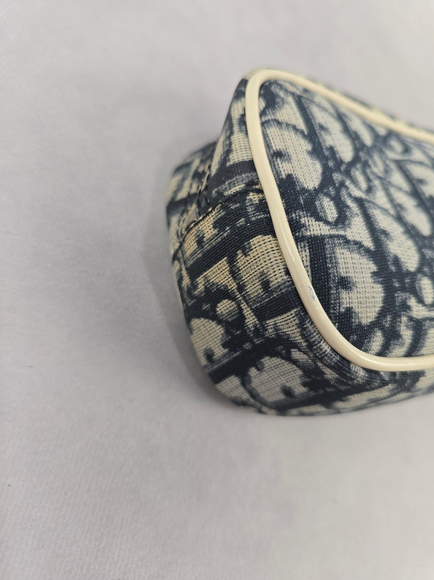 Christian Dior Trotter Blue Pouch/Cosmetic Bag