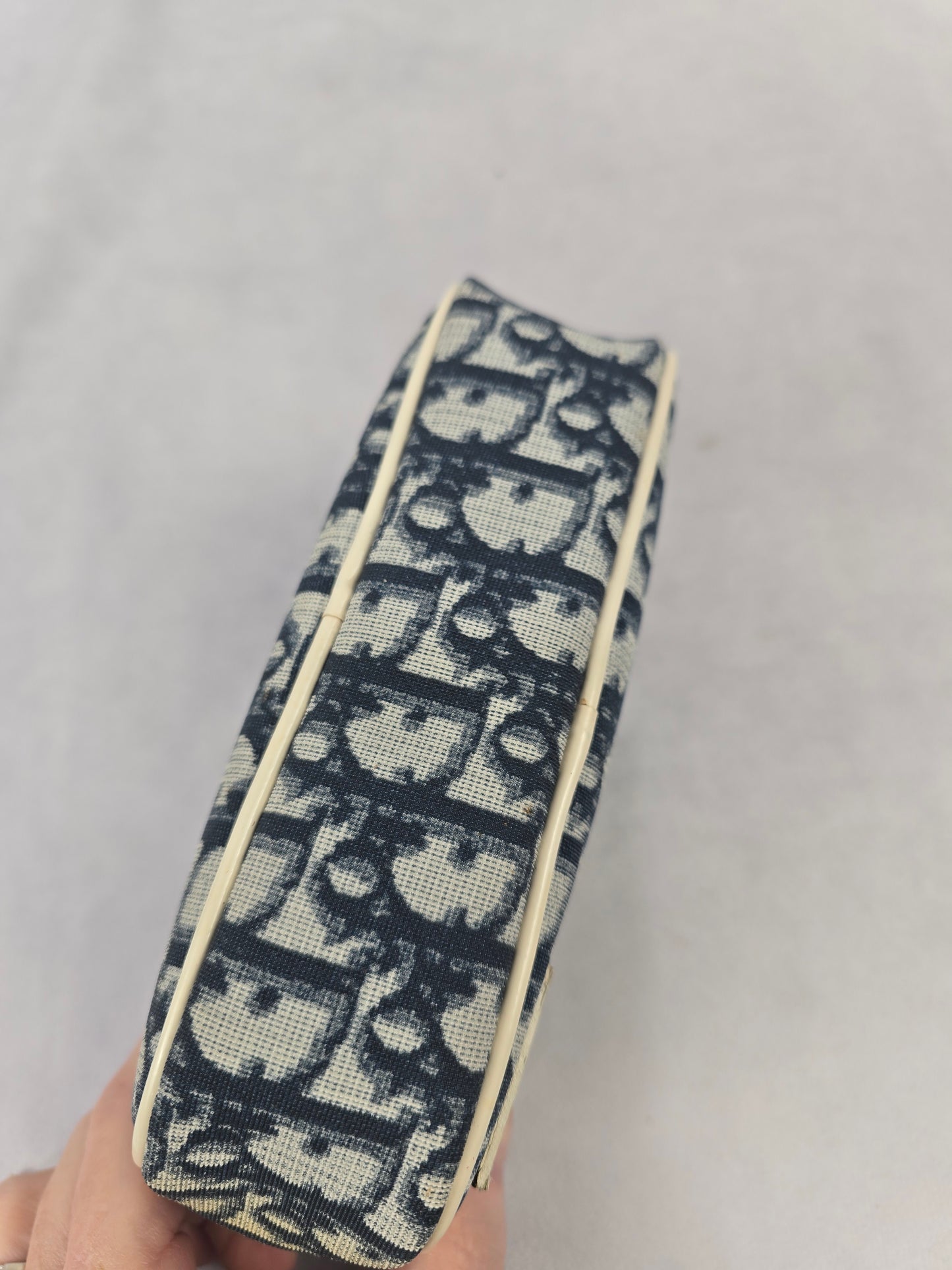 Christian Dior Trotter Blue Pouch/Cosmetic Bag
