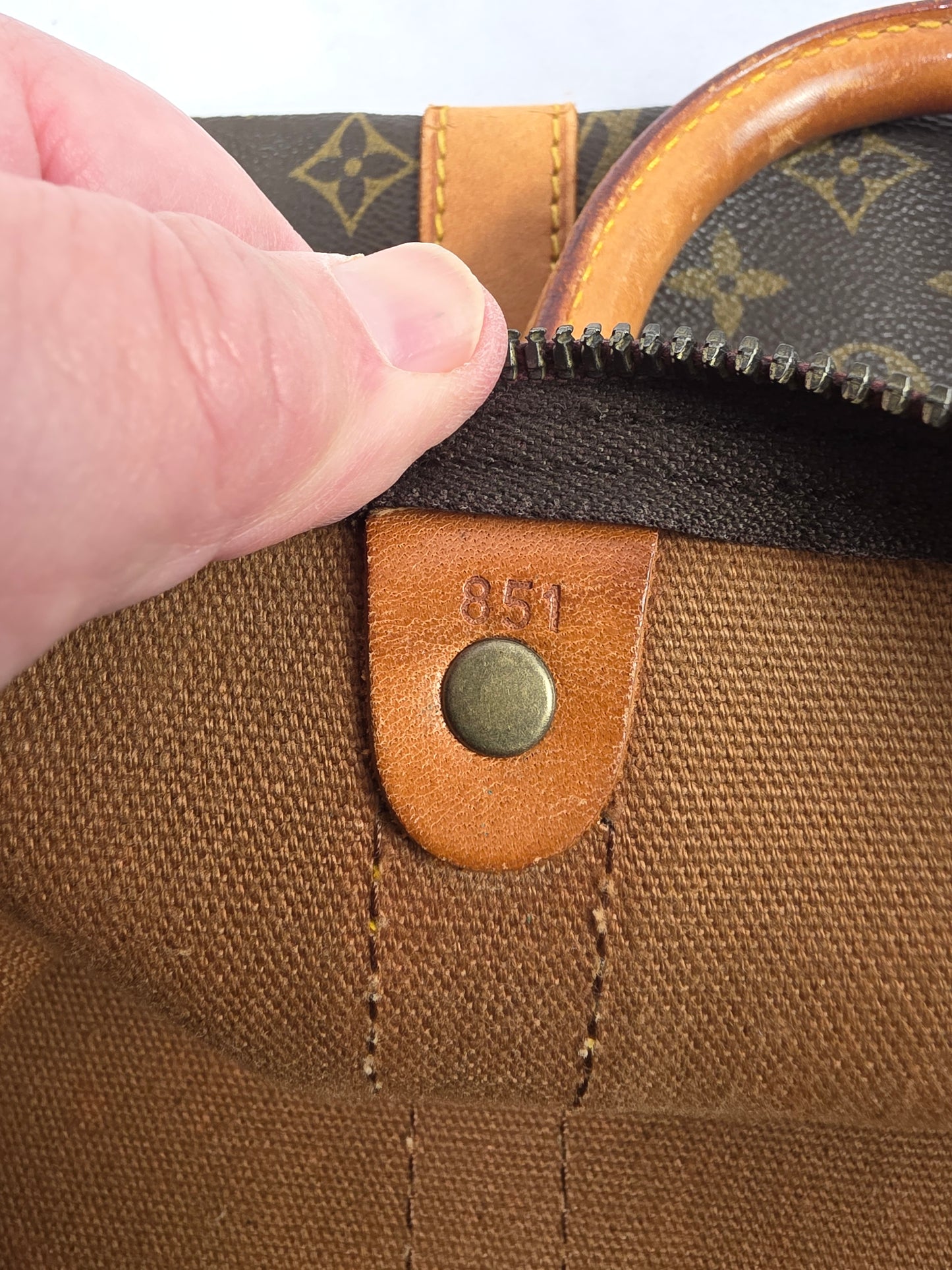 Louis Vuitton Vintage Monogram Canvas Keepall 50, MB851