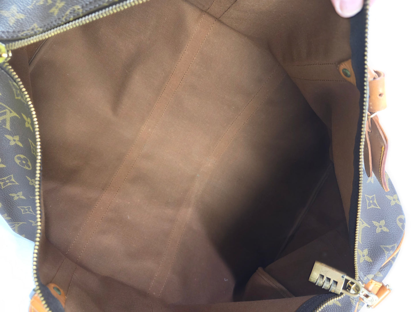 LOUIS VUITTON VINTAGE MONOGRAM KEEPALL 55 BANDOULIERE, MI872