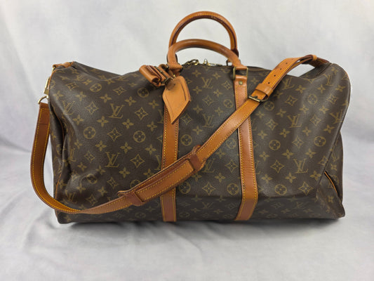 LOUIS VUITTON VINTAGE MONOGRAM KEEPALL 55 BANDOULIERE, MI872