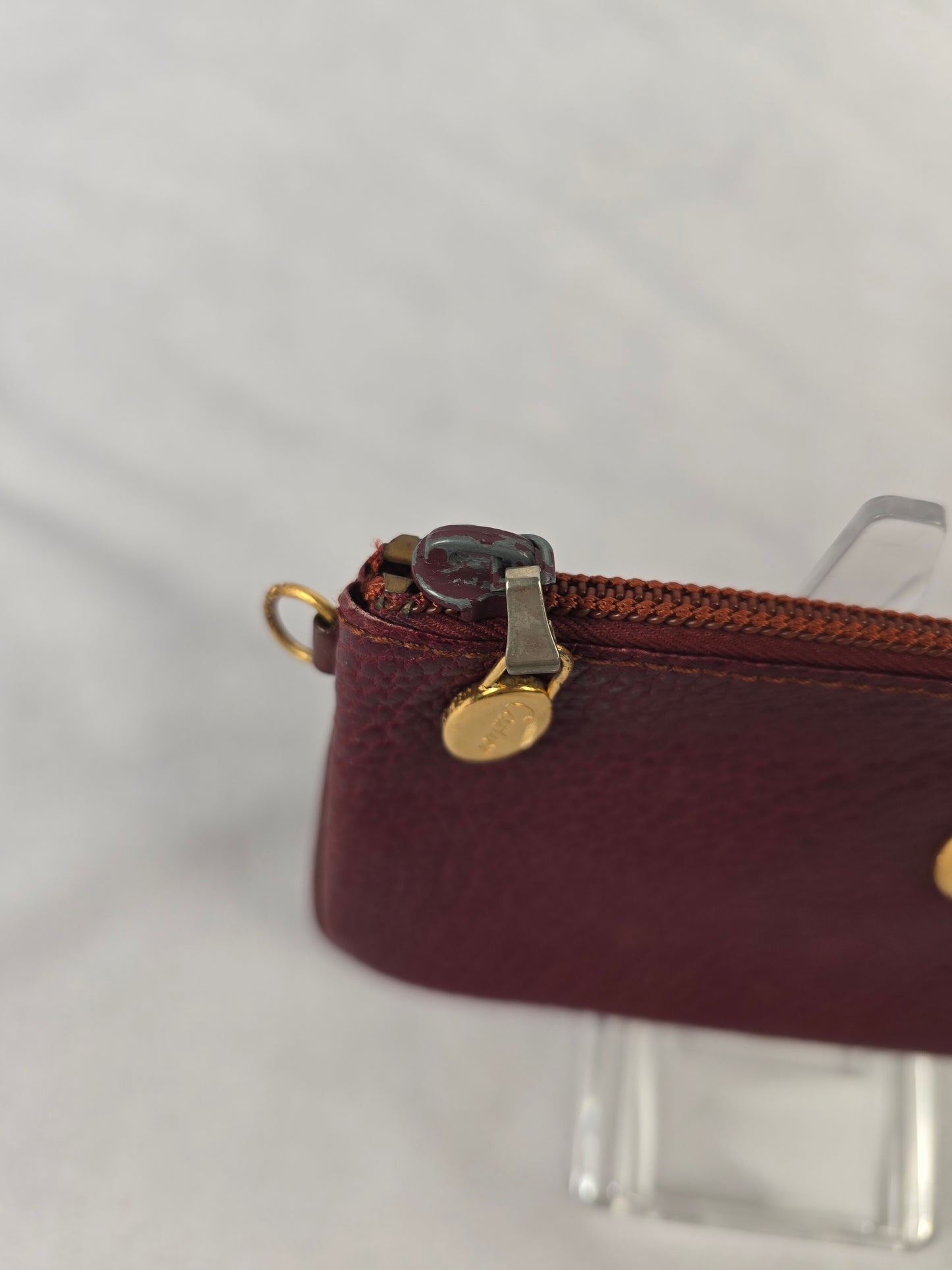 Cartier Vintage Must CC Pouch in Burgundy