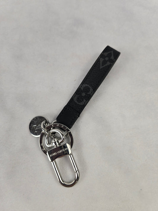 Louis Vuitton Monogram Eclipe Dragonne Bag Charm/Key Holder