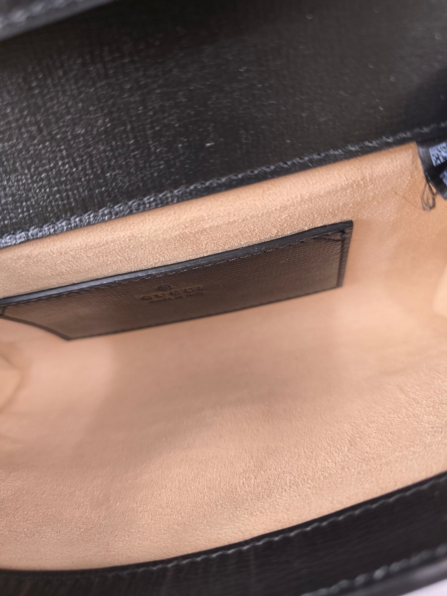 Gucci Calfskin Mini Horsebit 1955 Shoulder Bag in Black
