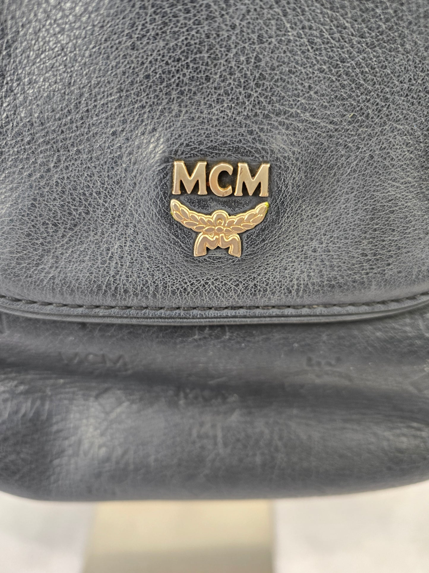 MCM Half Moon Messenger Bag