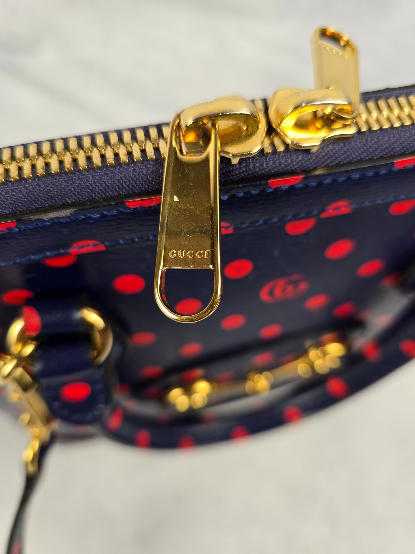 Gucci Horsebit 1955 Top Handle Bag w/Shoulder Strap