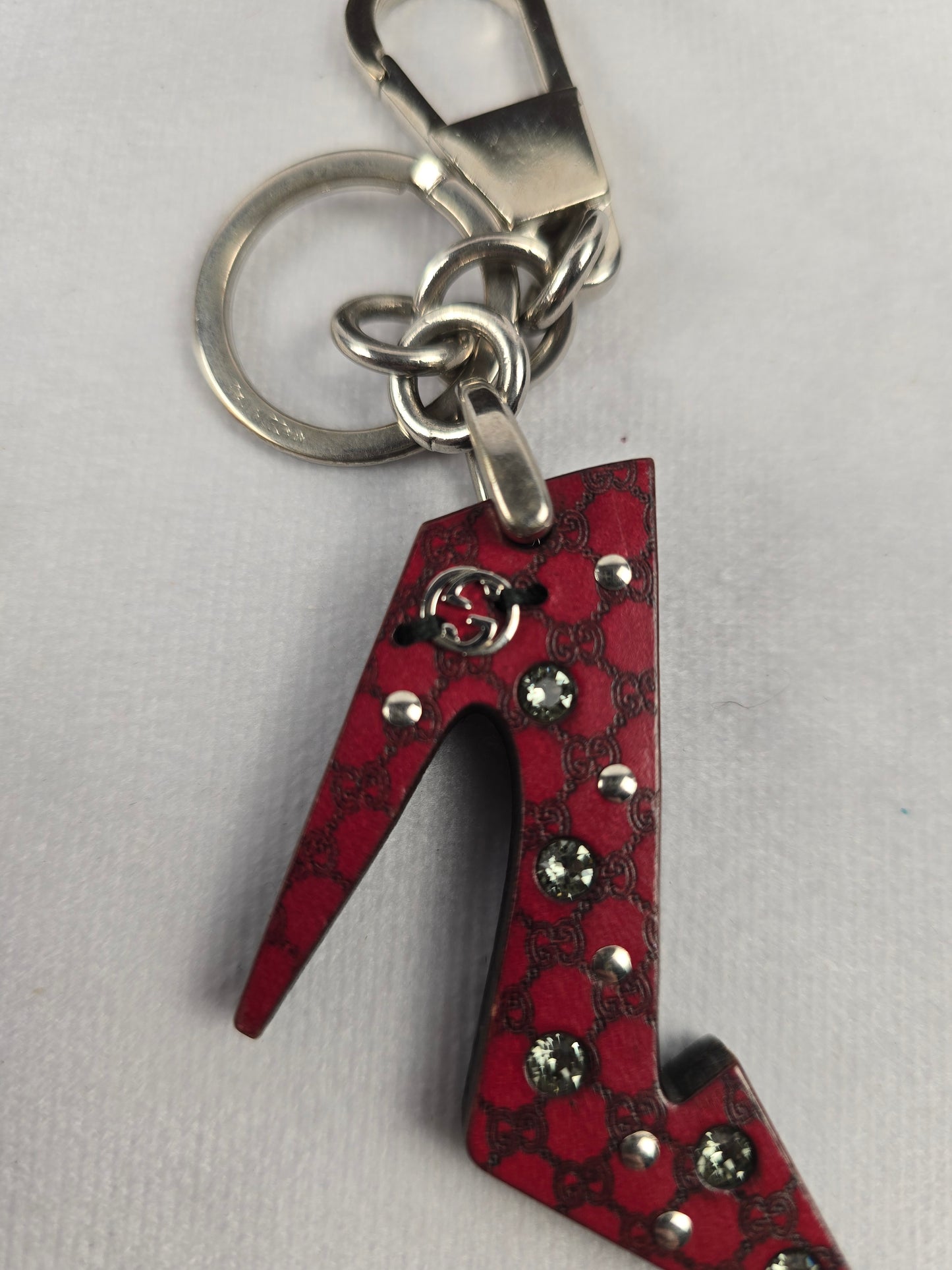 Gucci Red Heel Bag Charm/Key Ring