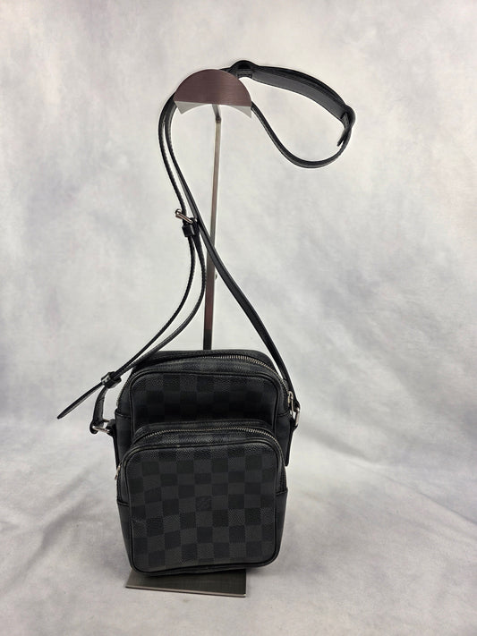 Louis Vuitton Damier Graphite Rem Crossbody Bag, TH2038