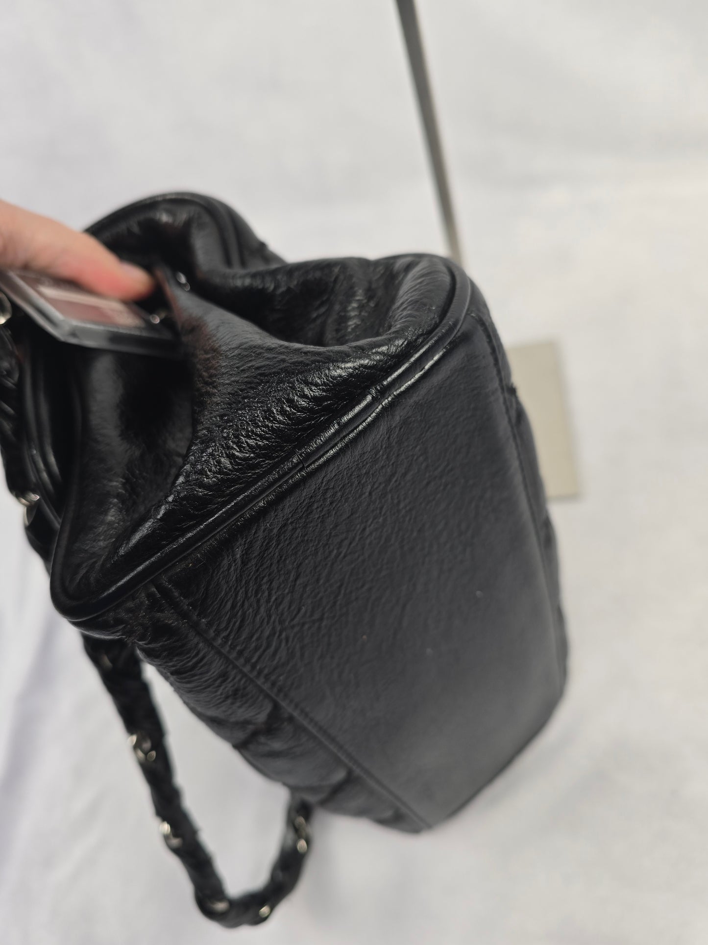 Chanel Quilted Black Leather Ultimate Stitch Flap Bag