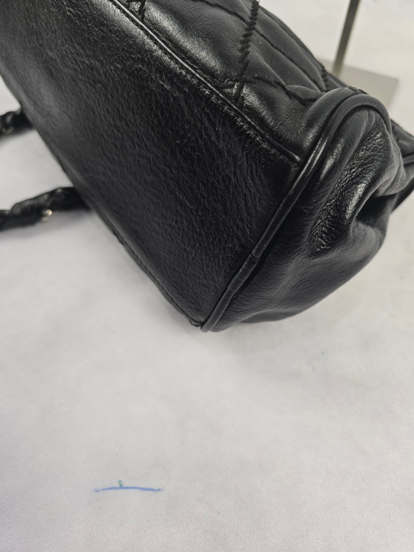 Chanel Quilted Black Leather Ultimate Stitch Flap Bag