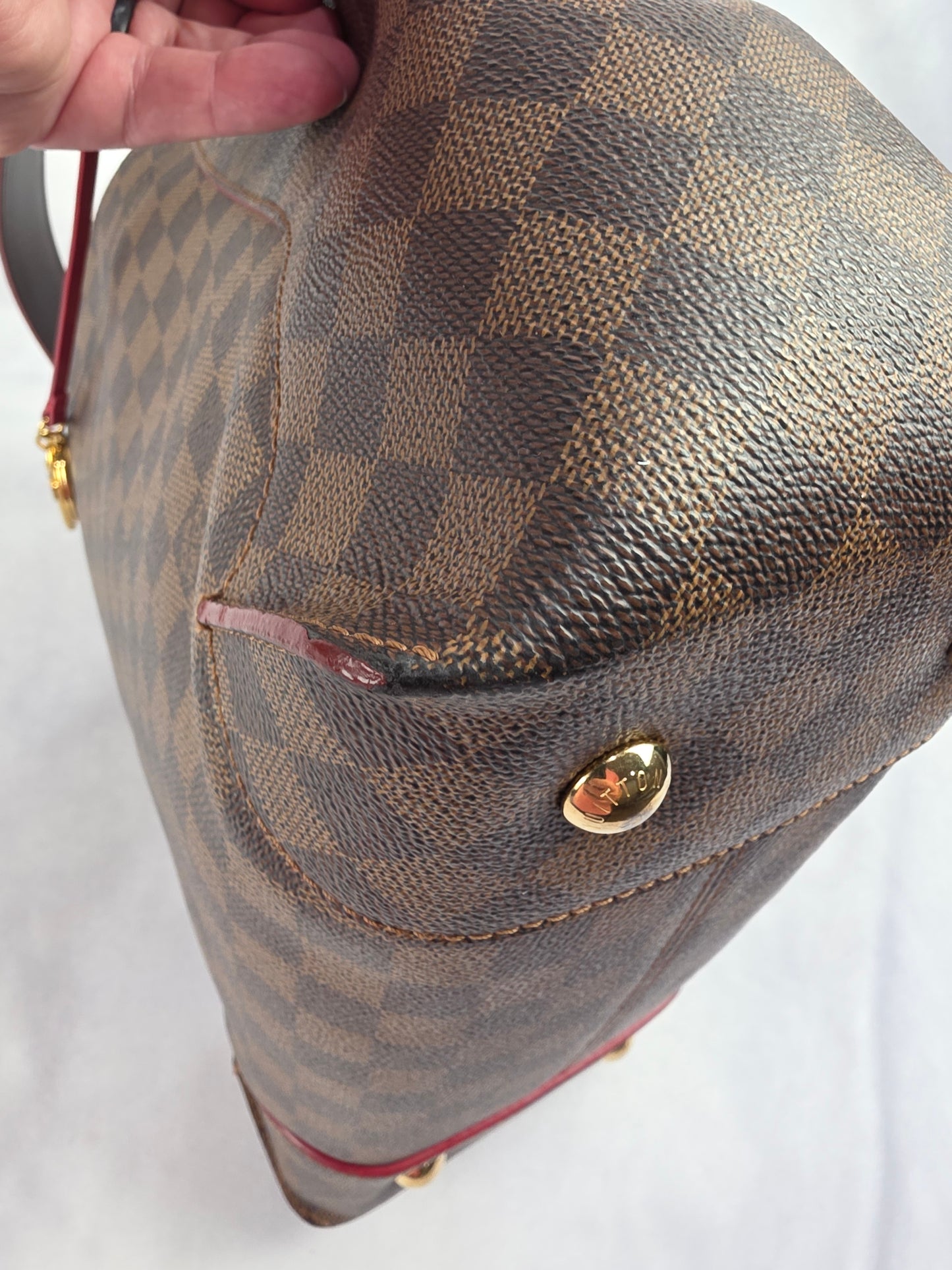 Louis Vuitton Damier Ebene Caïssa Hobo Bag, SR1157