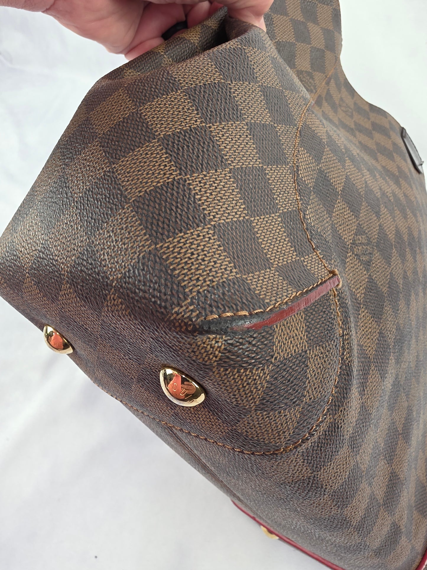 Louis Vuitton Damier Ebene Caïssa Hobo Bag, SR1157