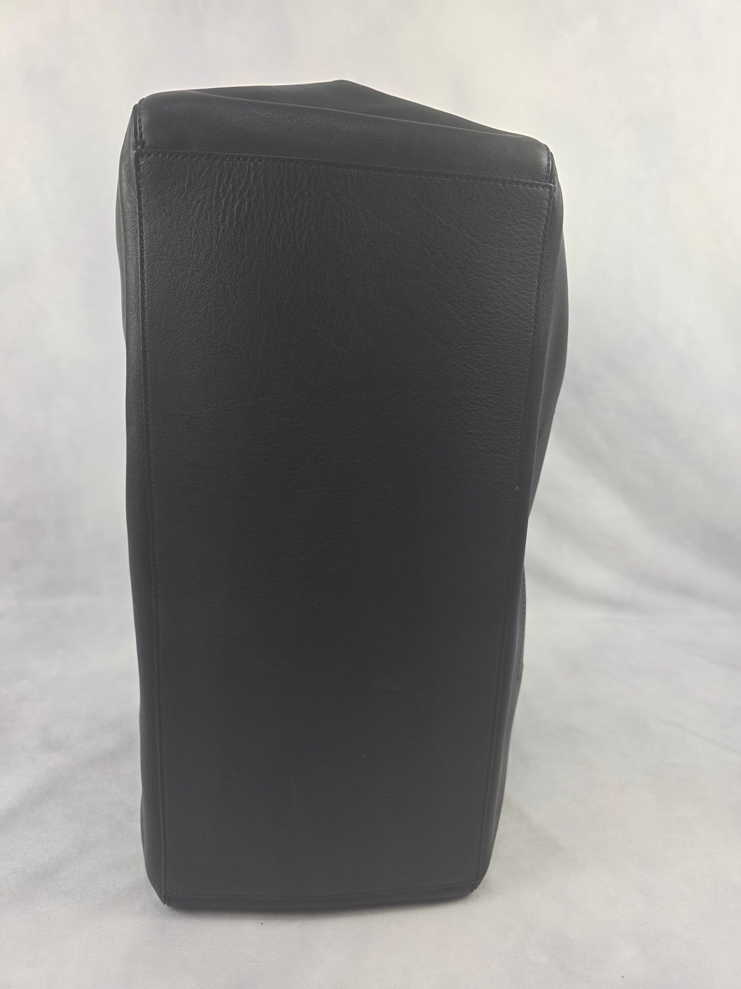 Versace Medusa Large Black Leather Tote Bag