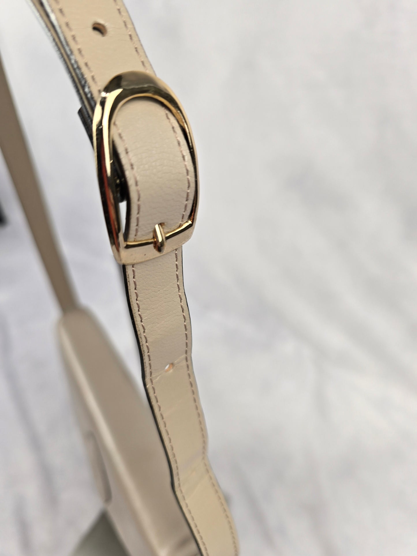 YSL Vintage Cassandre Embossed Leather and Lizard Shoulder Bag