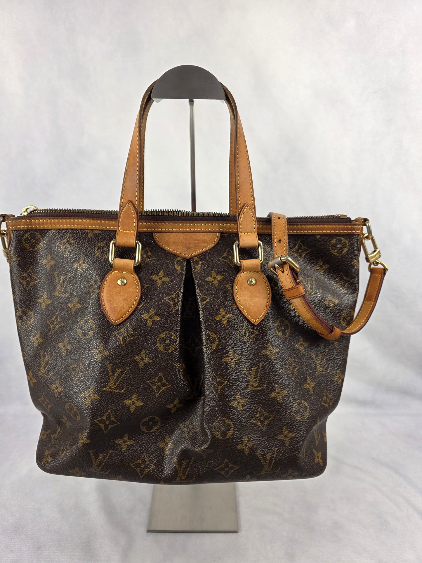 Louis Vuitton Monogram Canvas Palermo PM Bag, SR2130