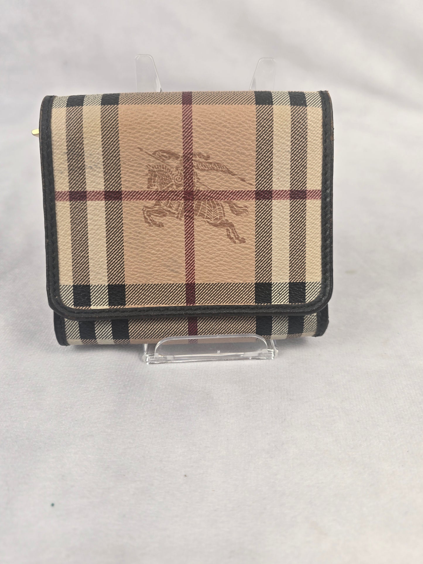 Burberry Haymarket Check Medium Wallet