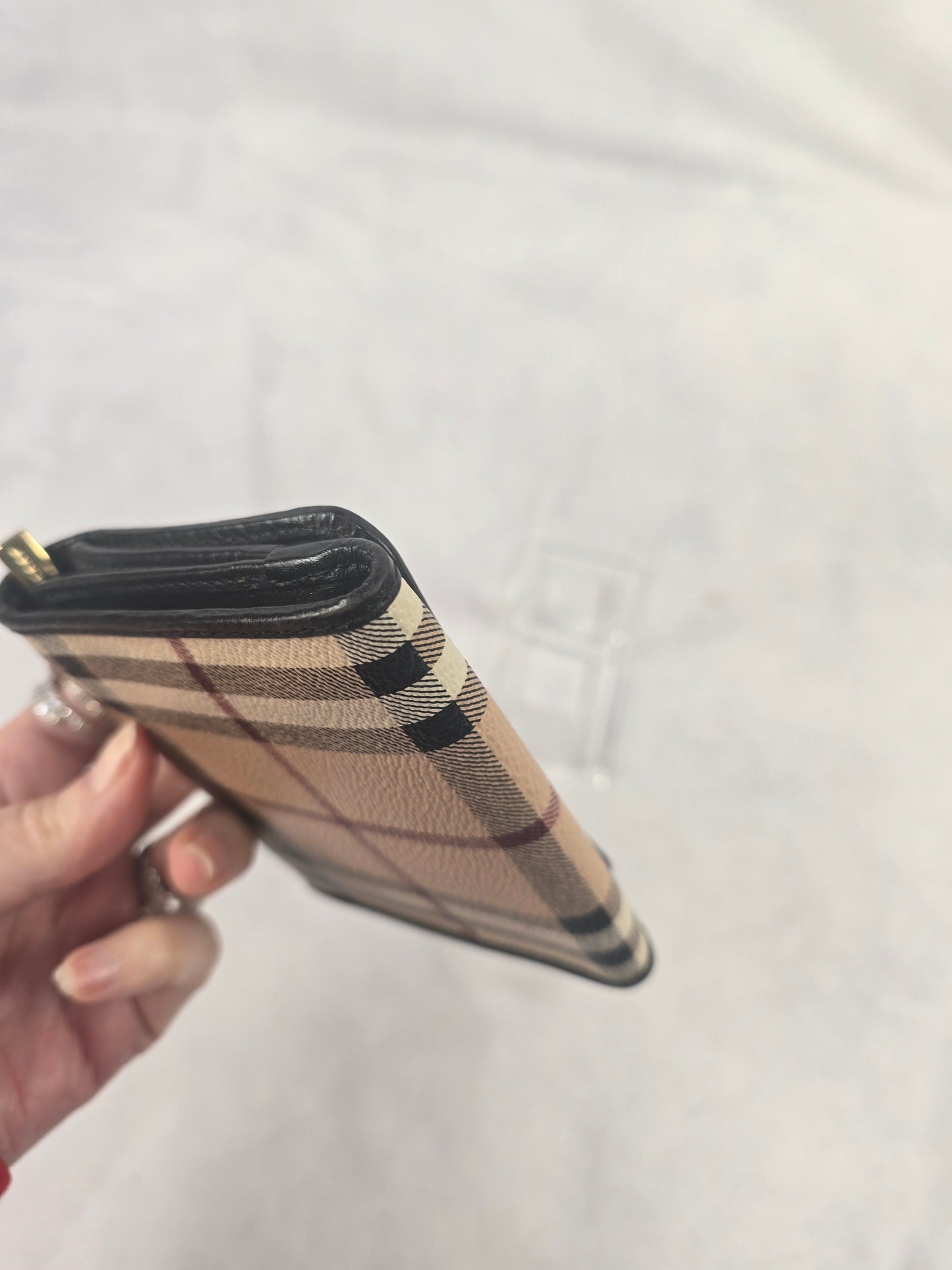 Burberry Haymarket Check Medium Wallet