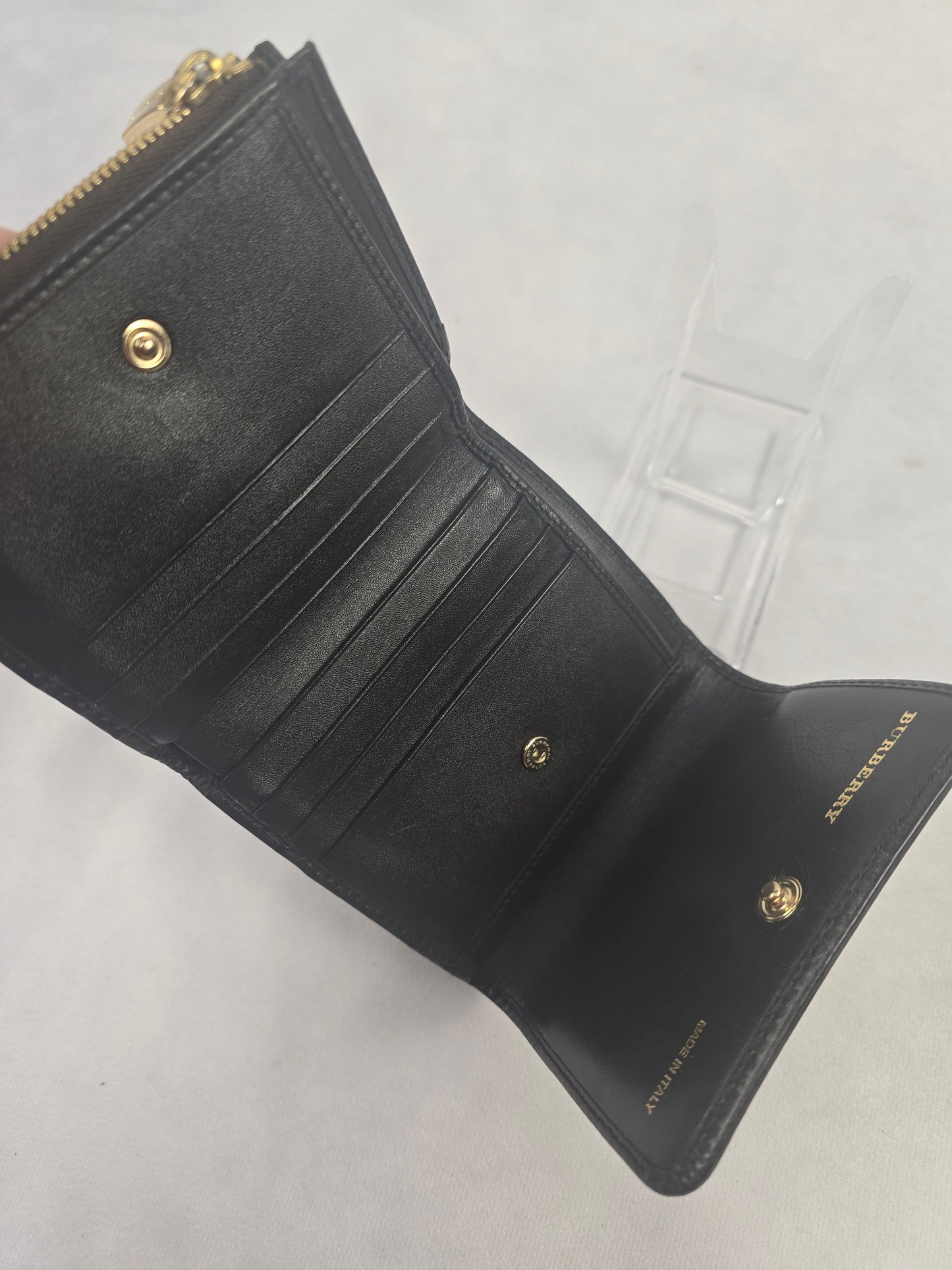 Burberry Haymarket Check Medium Wallet