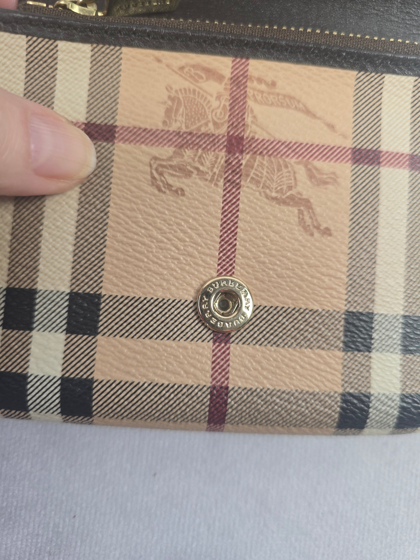Burberry Haymarket Check Medium Wallet