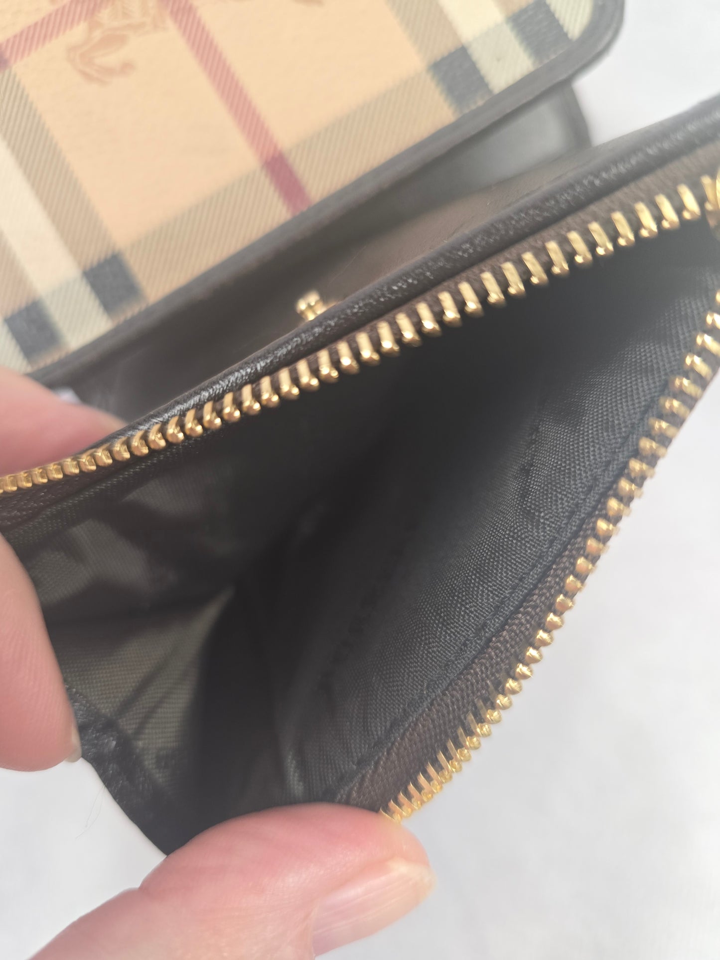 Burberry Haymarket Check Medium Wallet