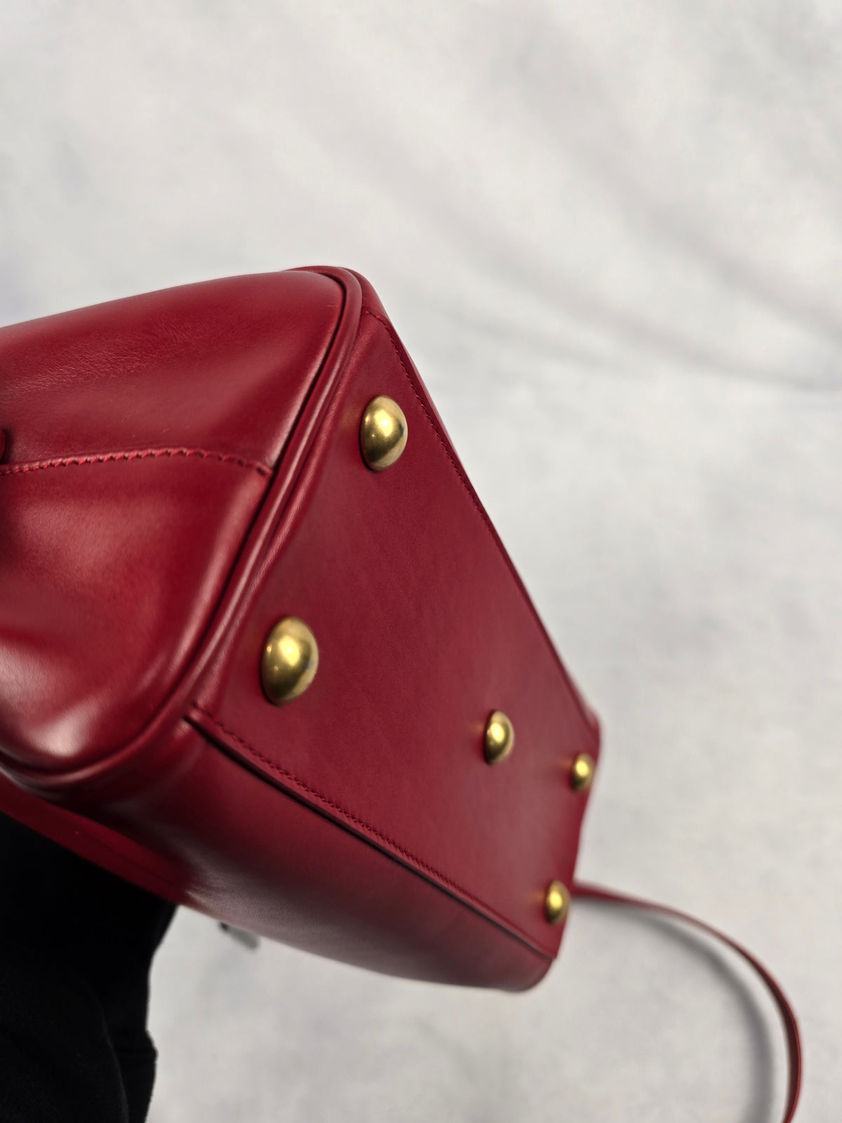 Saint Laurent Classic Baby Duffle Red leather Shoulder bag