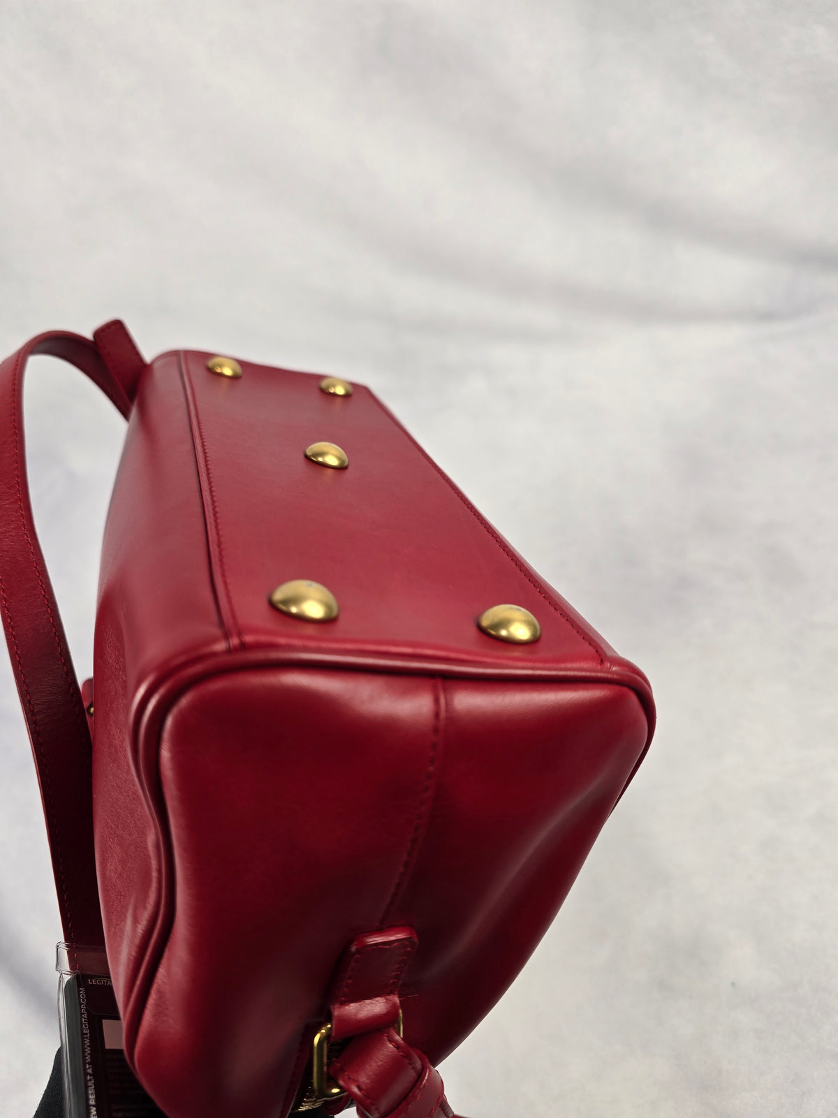 Saint Laurent Classic Baby Duffle Red leather Shoulder bag