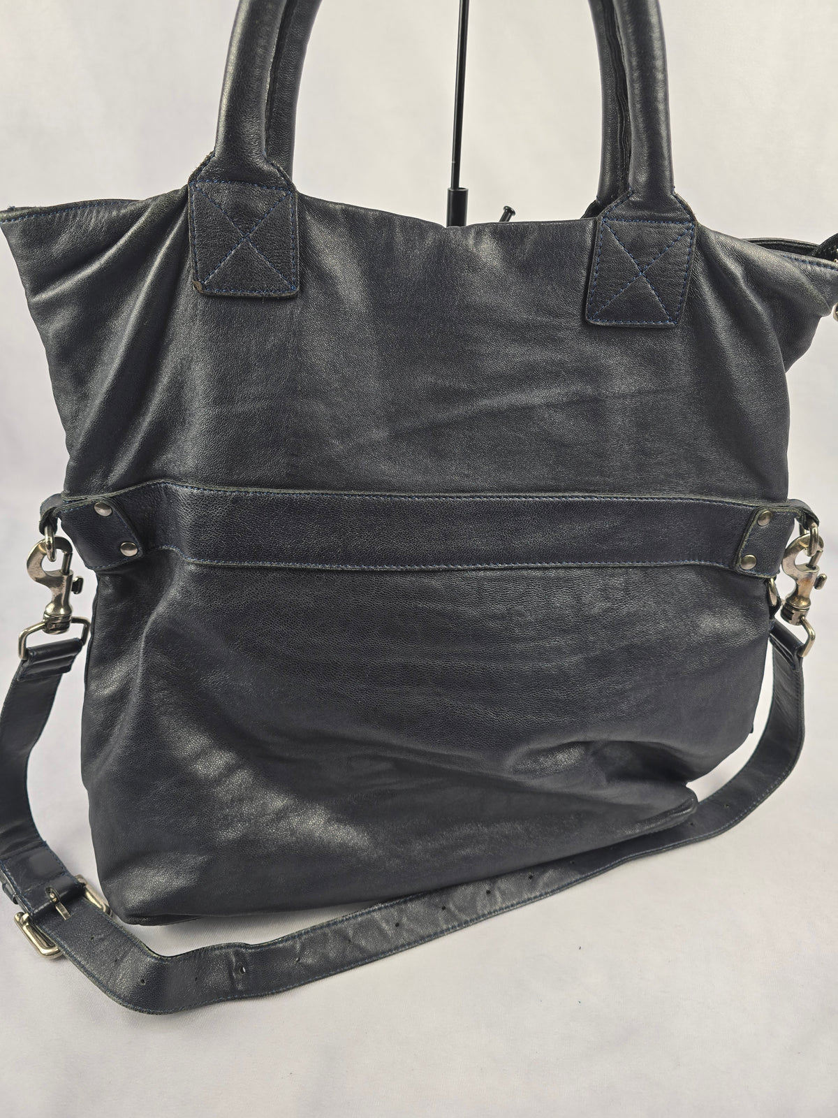 Dolce and Gabbana Vintage Multi-Pocket Leather Tote