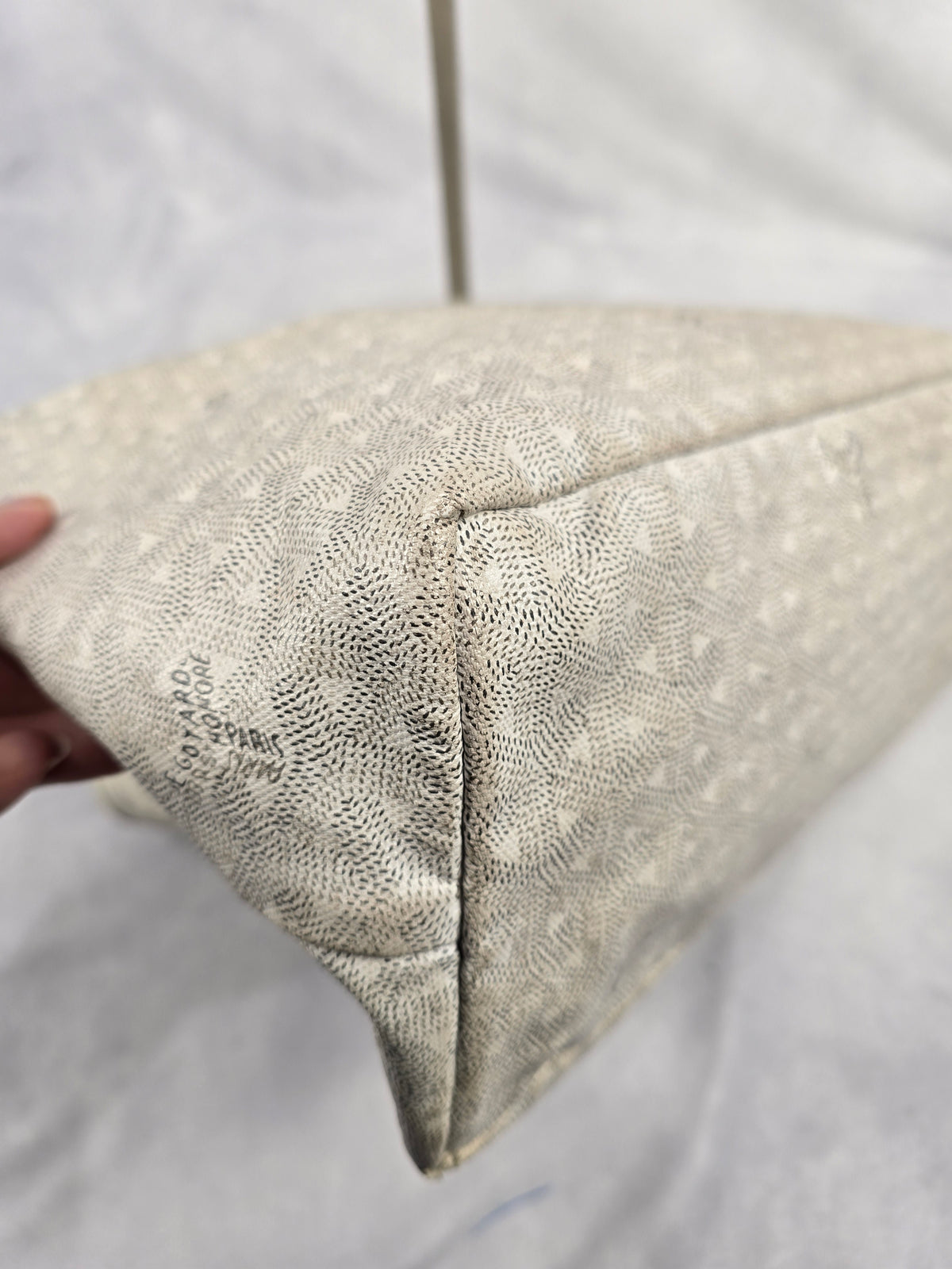 Goyard White St. Louis Tote with Mini