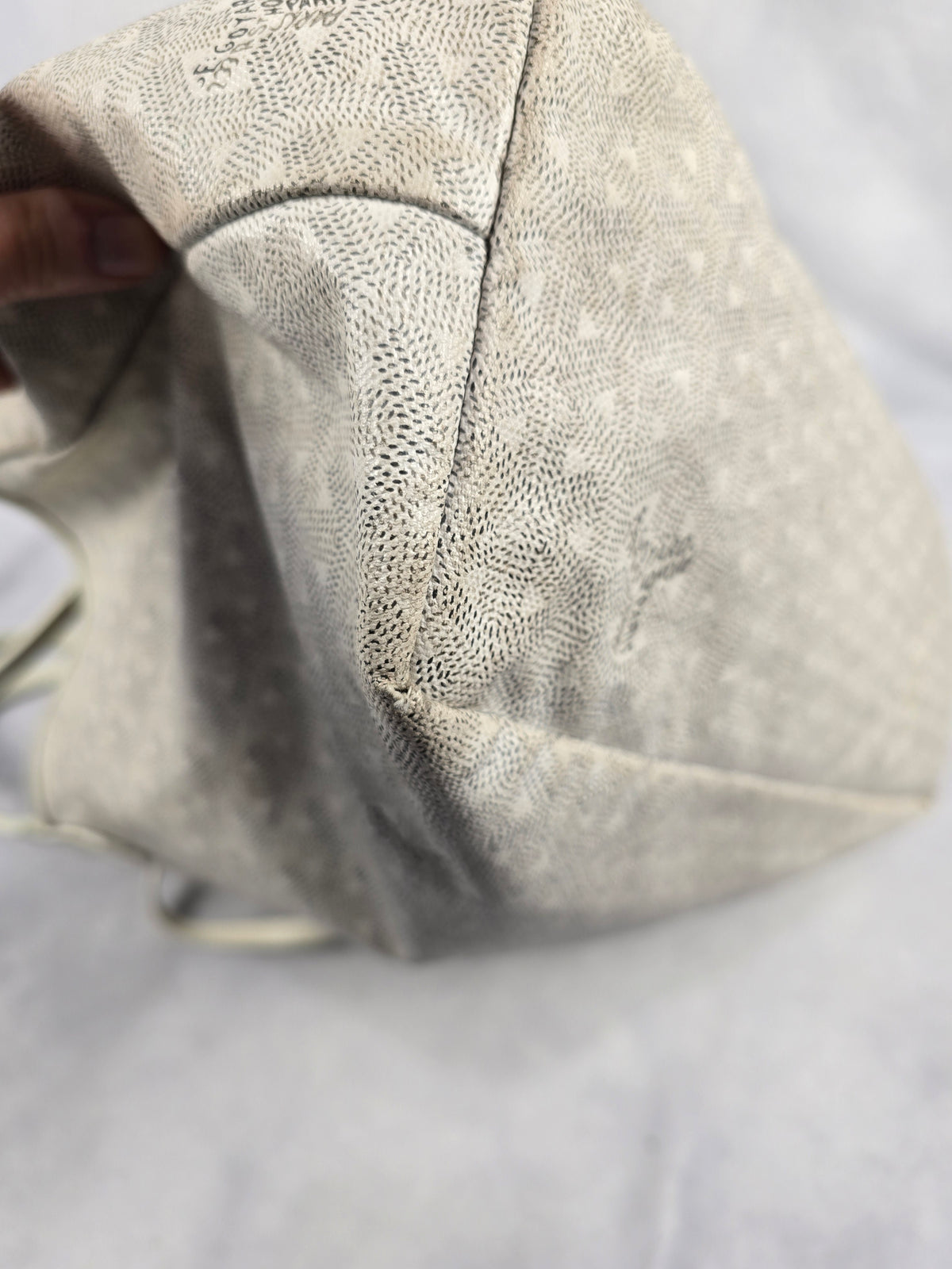 Goyard White St. Louis Tote with Mini