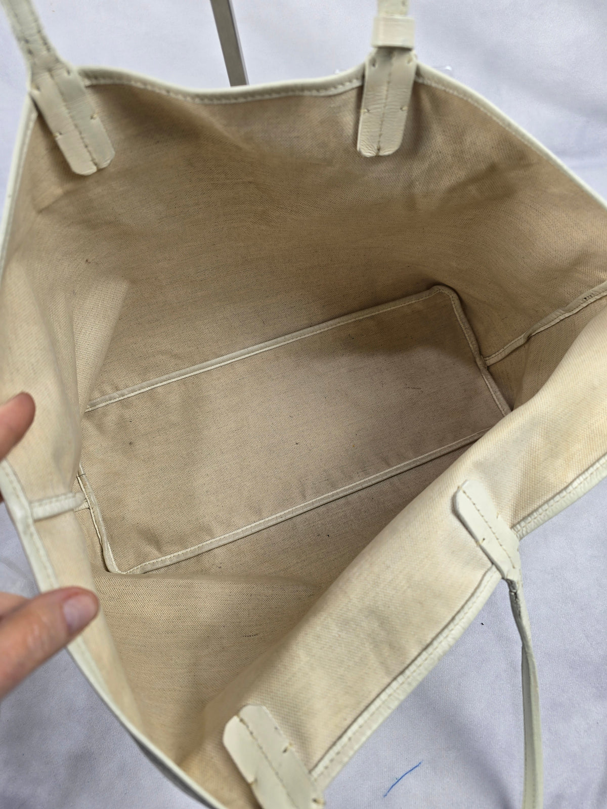 Goyard White St. Louis Tote with Mini