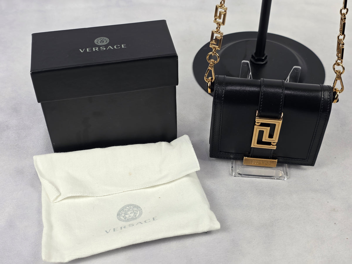Versace Greca Goddess Wallet on Chain Mini Bag