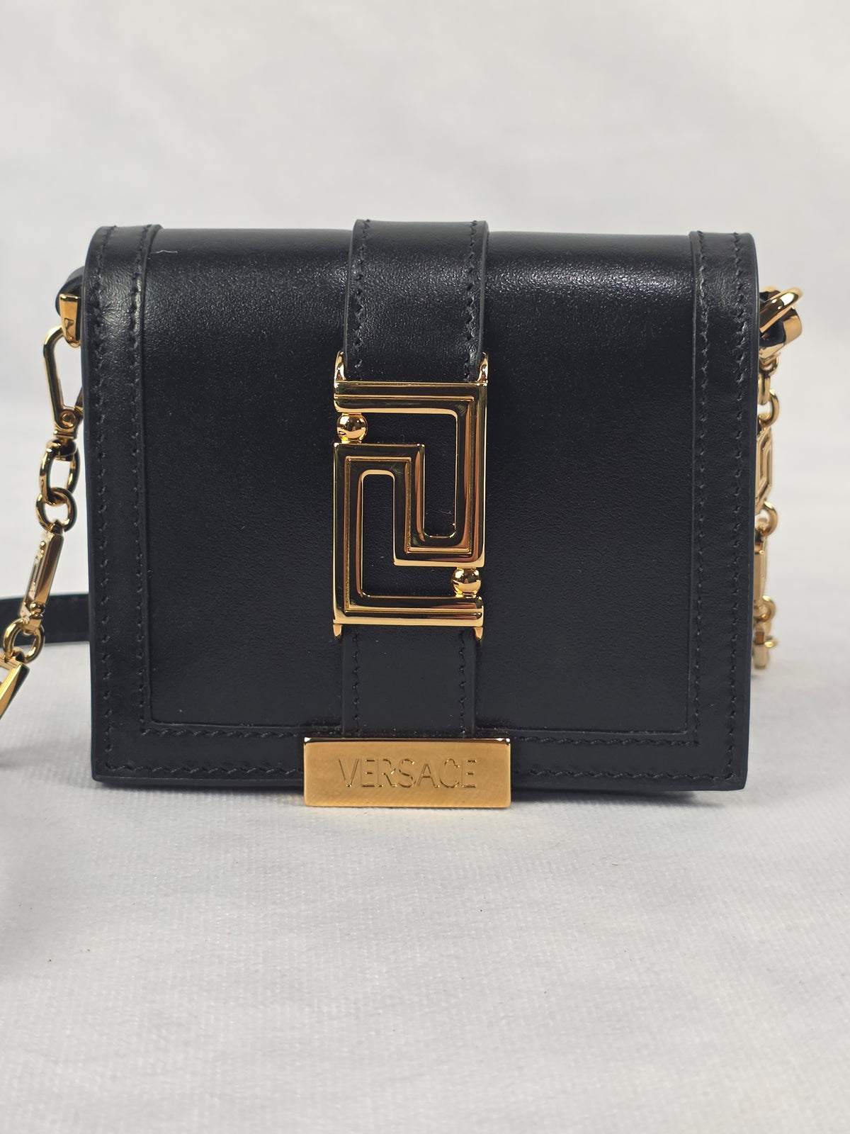 Versace Greca Goddess Wallet on Chain Mini Bag