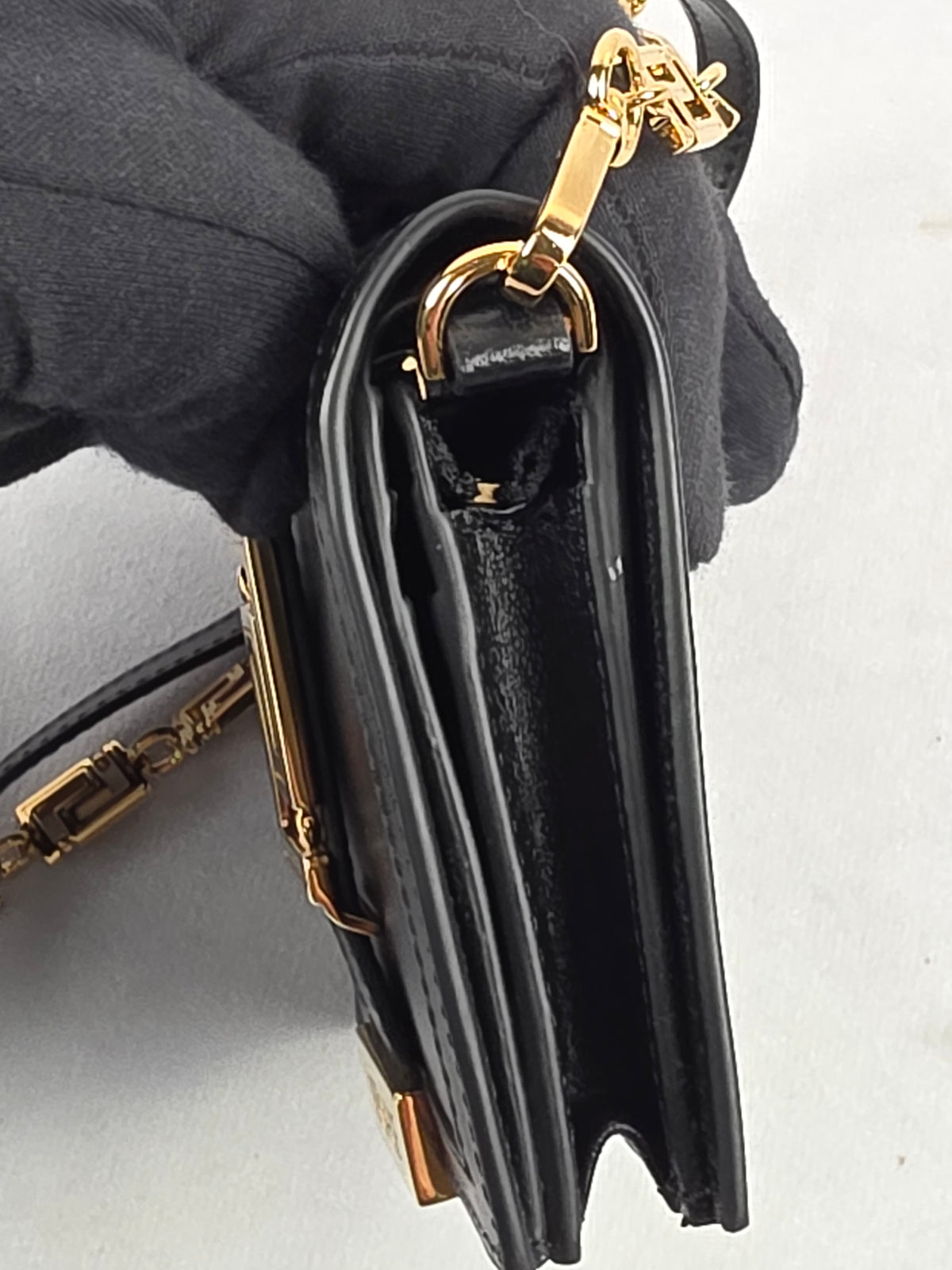 Versace Greca Goddess Wallet on Chain Mini Bag