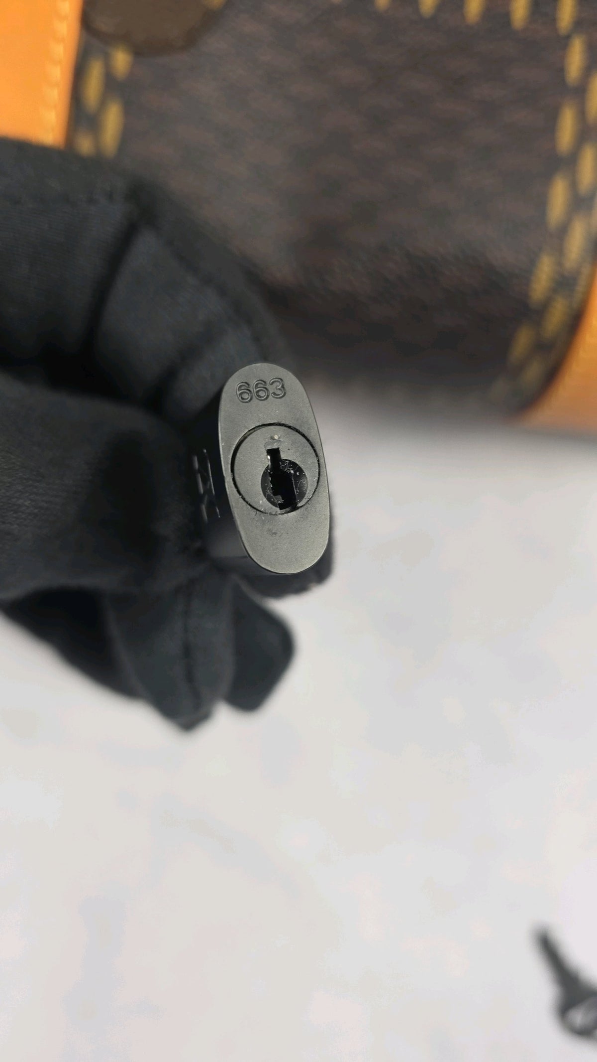 Louis Vuitton x Nigo Keepall Bandoulière 50 Giant Damier Ébène/Monogram, DR2270