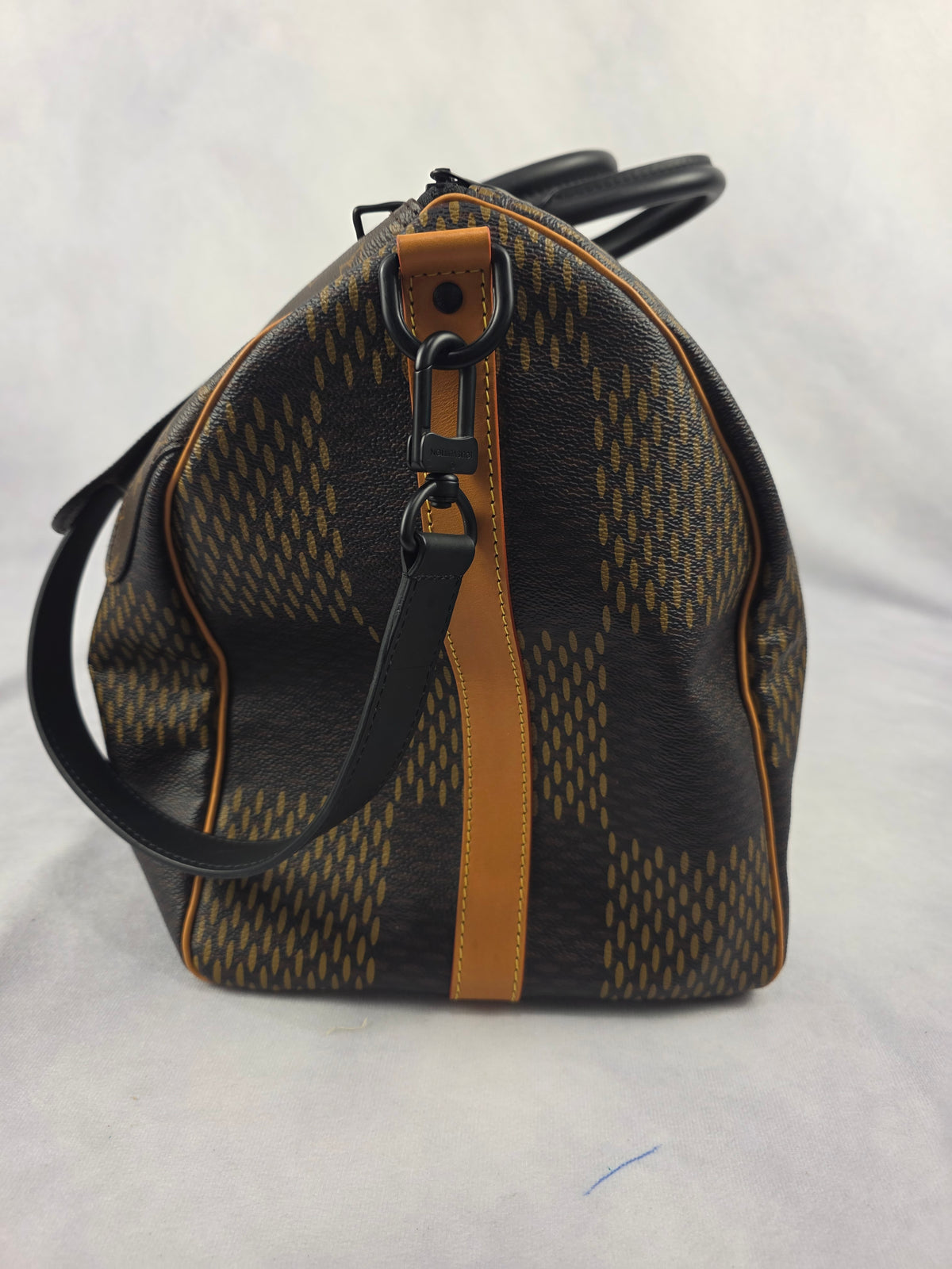 Louis Vuitton x Nigo Keepall Bandoulière 50 Giant Damier Ébène/Monogram, DR2270