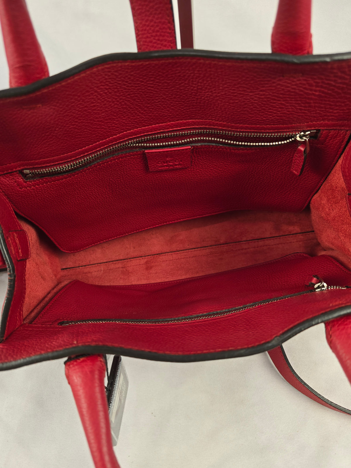 Gucci Jackie Medium Top Handle Tote in Red