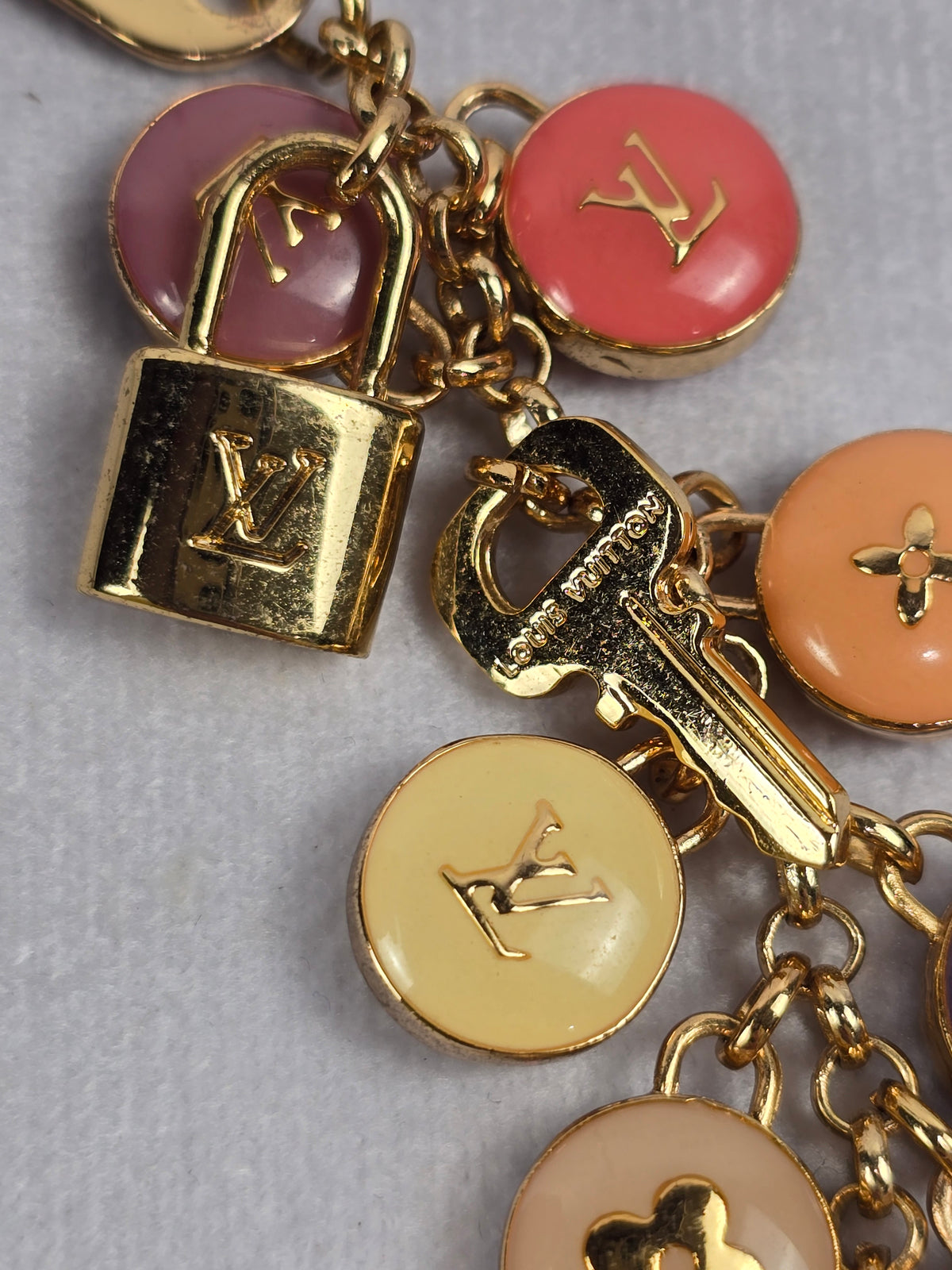 Louis Vuitton Porte Cles Pastilles Bag Charm/Key Holder