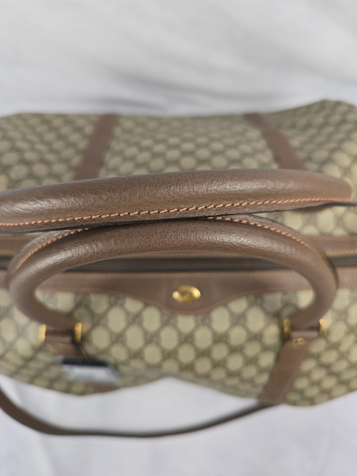 Gucci Vintage Duffle Bag with Strap