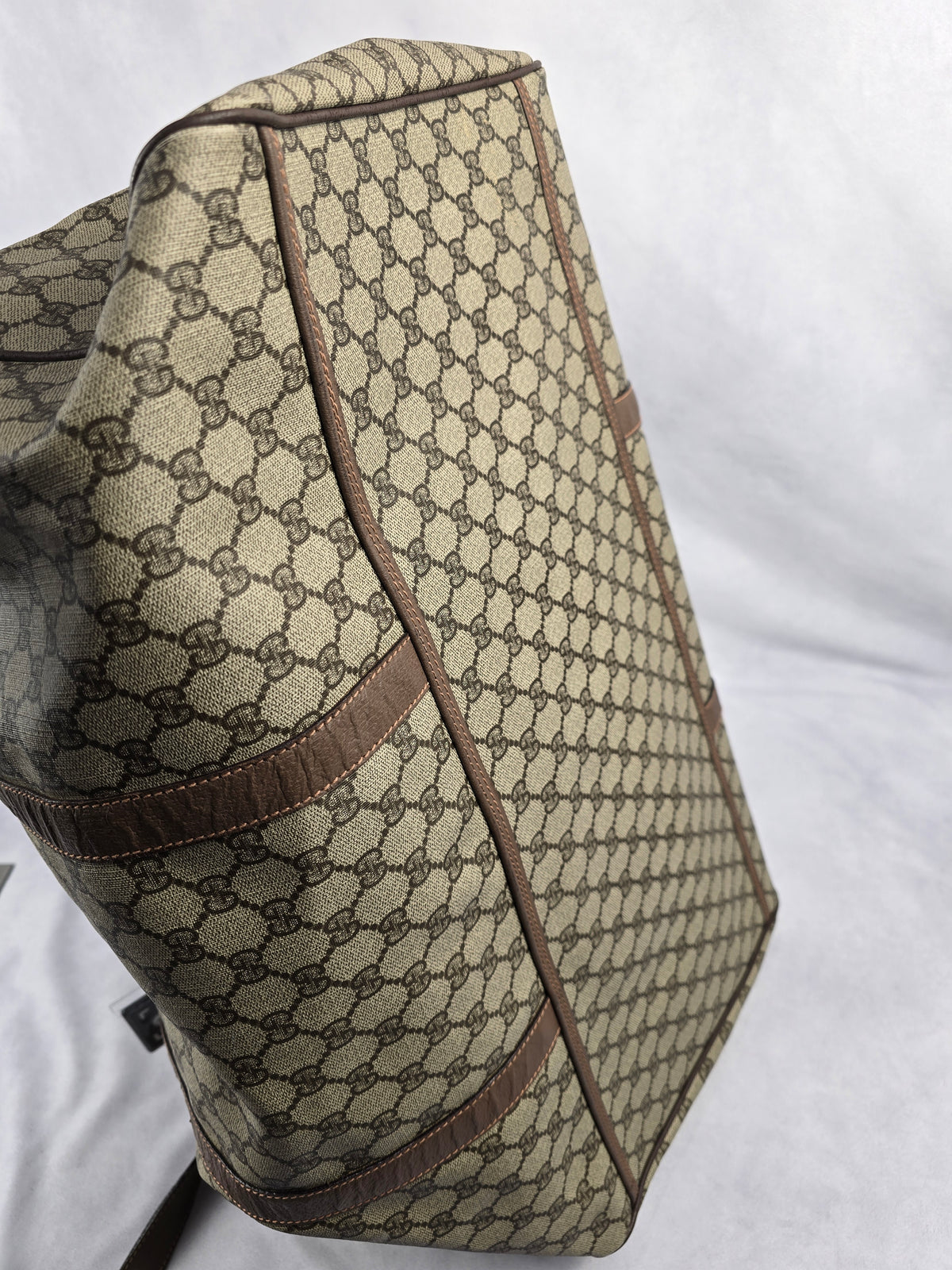Gucci Vintage Duffle Bag with Strap